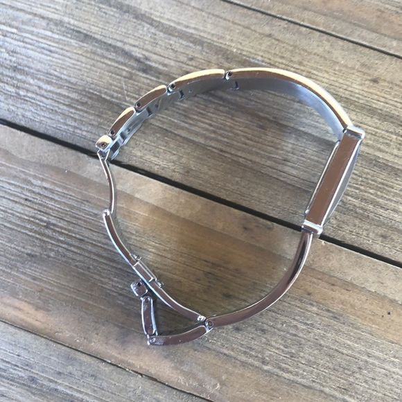 Citizen Eco Drive Silver Stainless Steel Black Face Slimline Watch! GUC - Picture 9 of 14